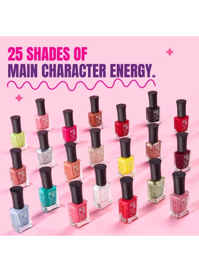 إيل 18 طلاء أظافر Elle 18 Nail Pop Gel Finish G14 10 مل - Image 3